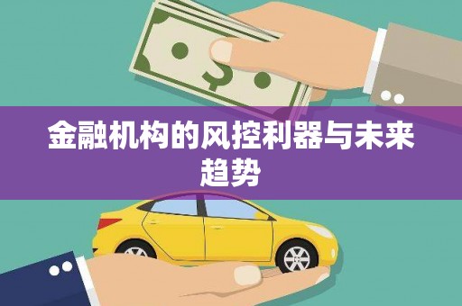 前锋金融机构的风控利器与未来趋势