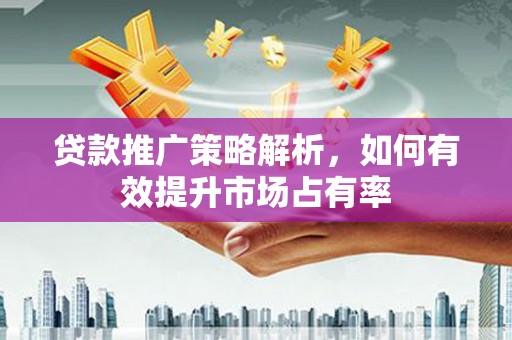 前锋贷款推广策略解析，如何有效提升市场占有率