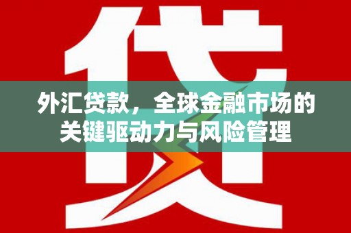 前锋外汇贷款，全球金融市场的关键驱动力与风险管理