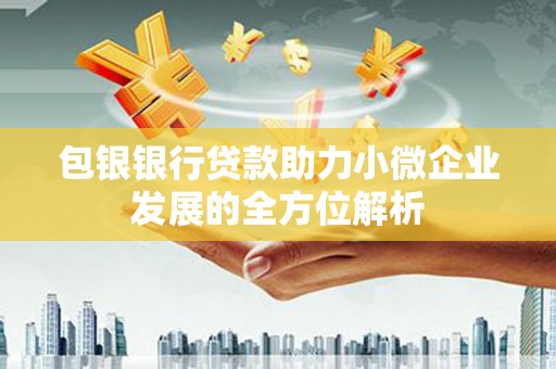 前锋包银银行贷款助力小微企业发展的全方位解析