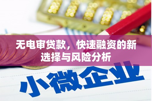 前锋无电审贷款，快速融资的新选择与风险分析