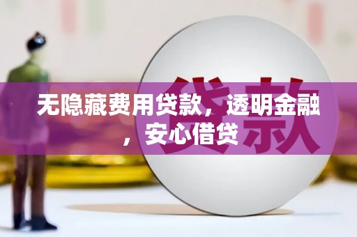 前锋无隐藏费用贷款，透明金融，安心借贷