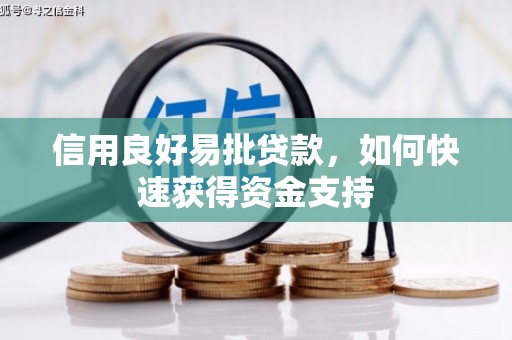 前锋信用良好易批贷款，如何快速获得资金支持