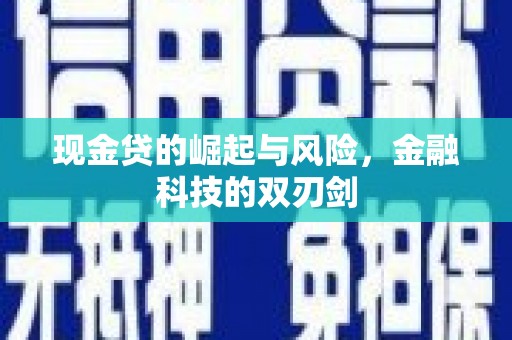 前锋现金贷的崛起与风险，金融科技的双刃剑
