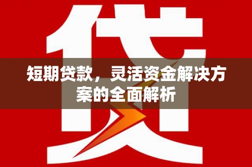 前锋短期贷款，灵活资金解决方案的全面解析