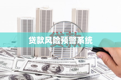 前锋贷款风险预警系统